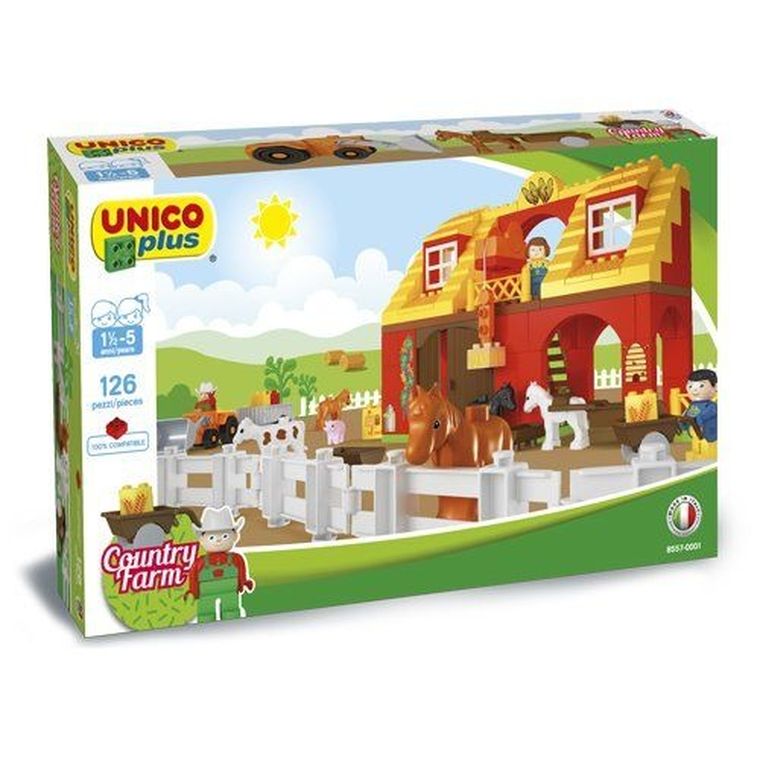 Unico, Farma, klocki, 126 elementów