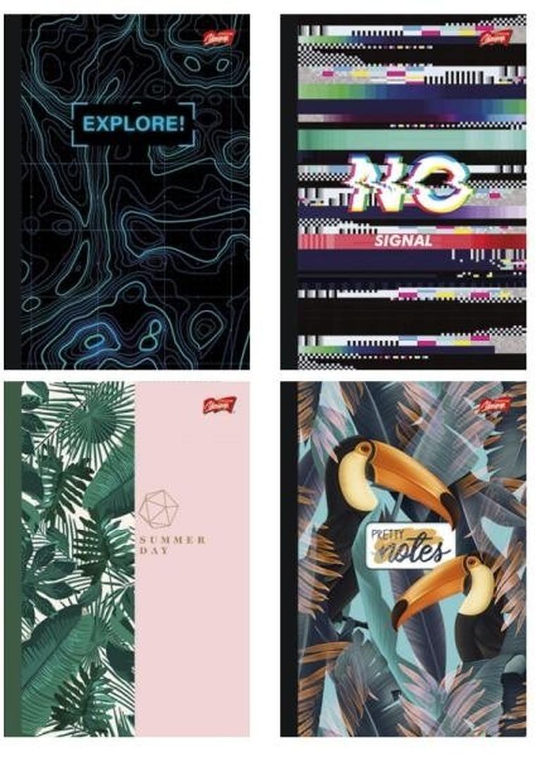 Unipap, brulion, B5, 96 kartek, kratka, 1 szt.