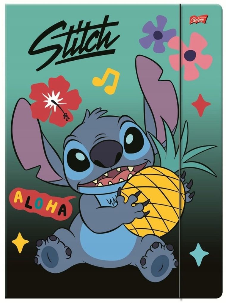 Unipap, Lilo i Stitch, teczka z gumką A4, 1 szt.