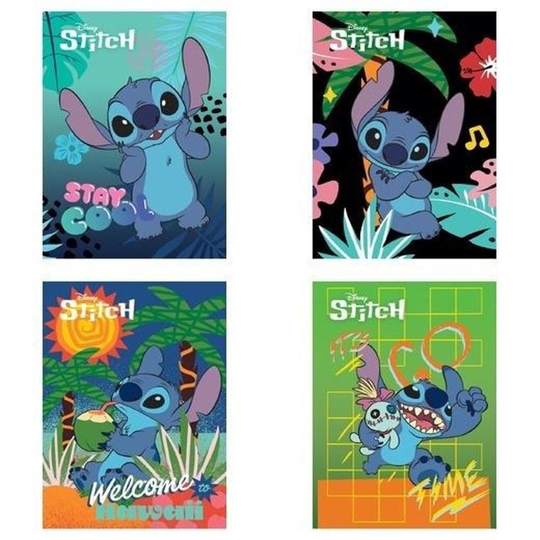 Unipap, Lilo i Stitch, zeszyt A5, 32 kartki, kratka, 1 szt.