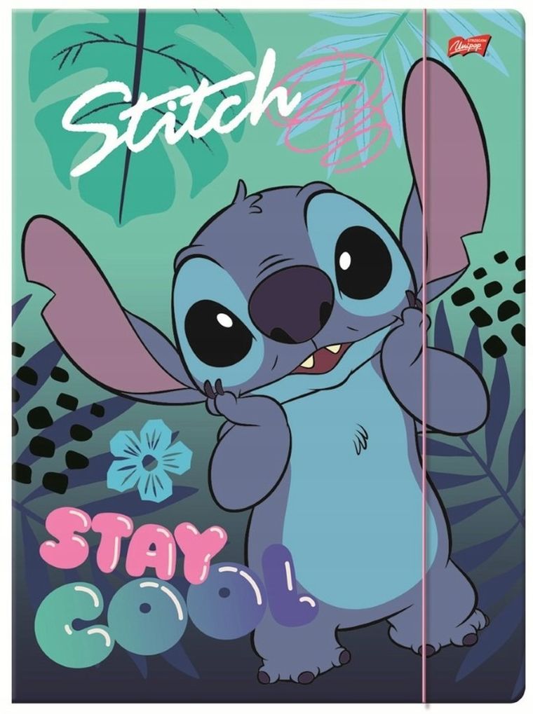 Unipap, Teczka z gumką A4 Stitch, 1 szt.