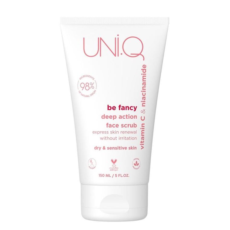 UNI.Q, Be Fancy, peeling do twarzy, 150 ml
