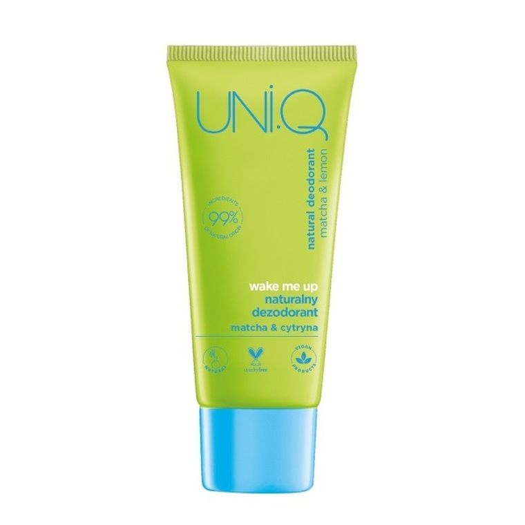 UNI.Q, Wake Me Up, naturalny dezodorant Matcha i Cytryna, 50 ml
