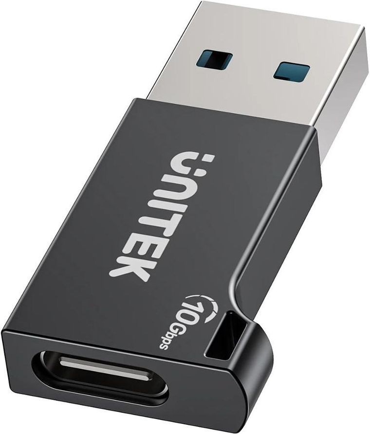 Unitek, adapter, USB-A - USB-C 10 GBPS M/F CZARNY
