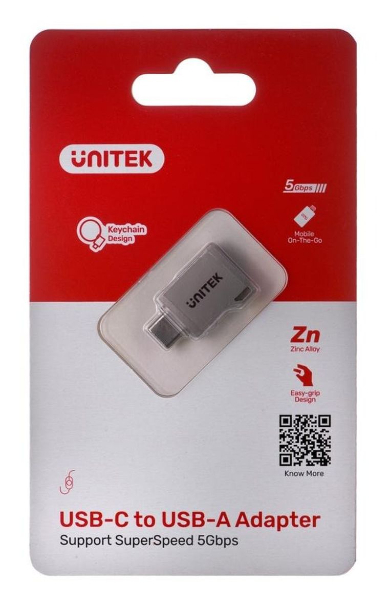 Unitek, adapter USB-C/USB-A 3.1, GEN1, A1025GNI