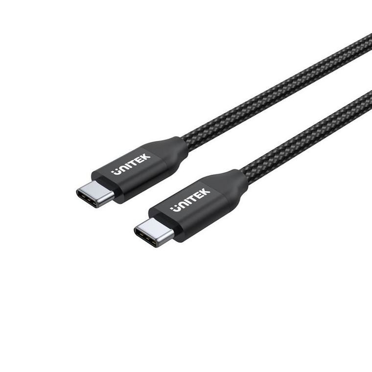 Unitek, kabel USB-c - USB-c, PD 100W, C14059BK