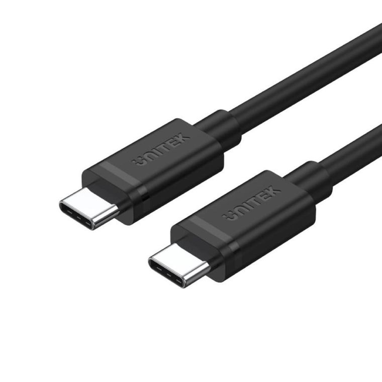 Unitek, kabel, USB C-C, 2m, czarny