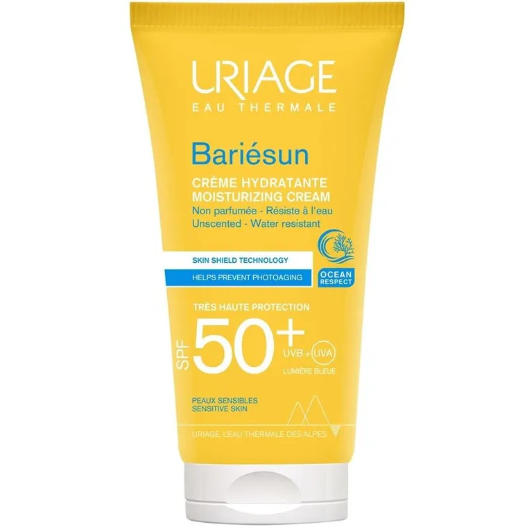 Uriage, Bariesun Moisturizing Cream, nawilżający krem do skóry wrażliwej SPF50+, 50 ml