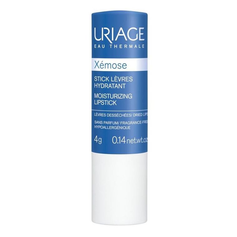 Uriage, Xemose, nawilżająco-ochronna pomadka do ust, 4g