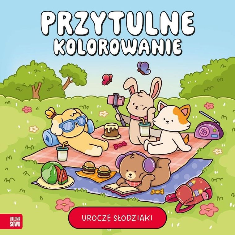 Urocze słodziaki. Przytulne kolorowanie