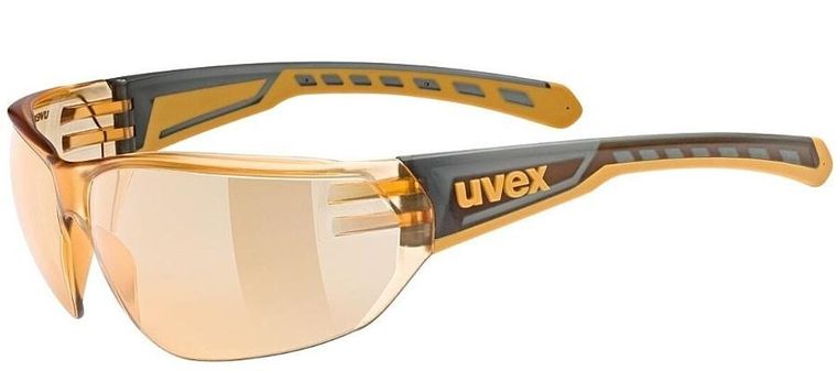 Uvex, Equate, okulary rowerowe, smoke-orange