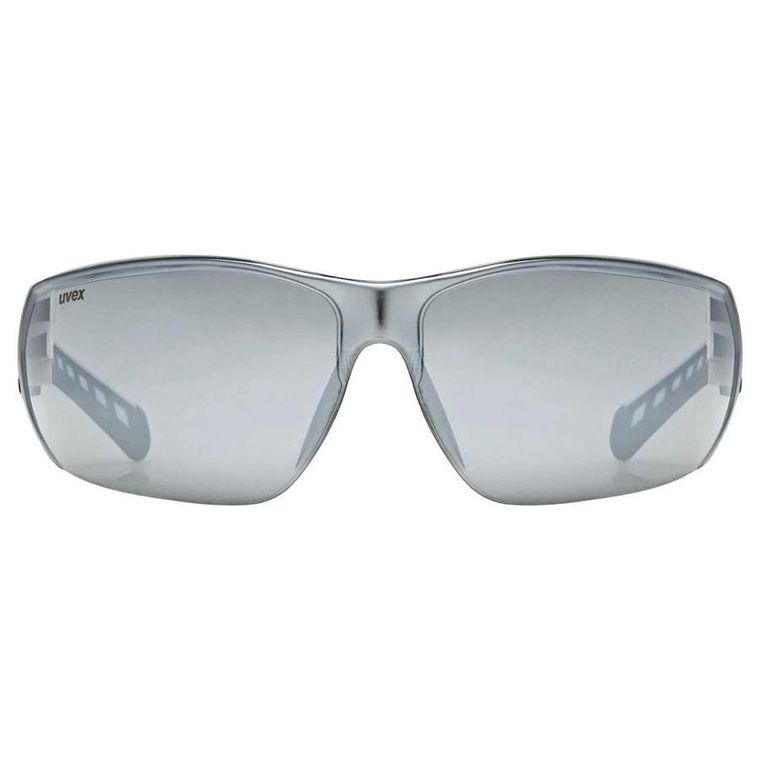 Uvex, Equate, okulary rowerowe, white matt-mir.silver