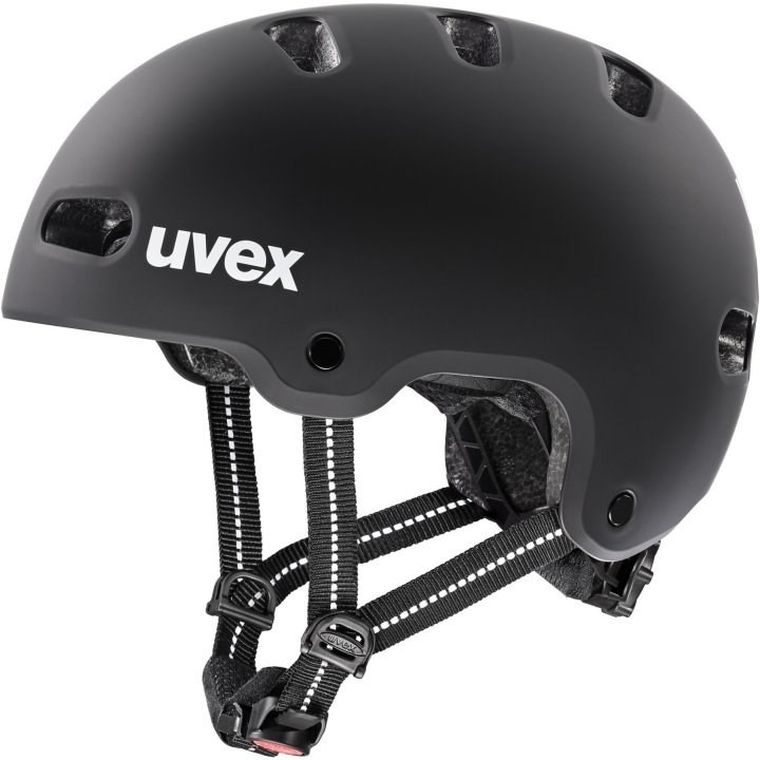 Uvex, Kid 4, kask rowerowy, dziecięcy, 55-58 cm, black matt