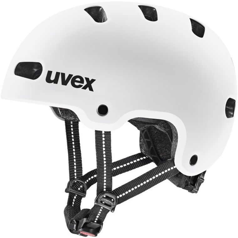 Uvex, Kid 4, kask rowerowy, dziecięcy, 55-58 cm, white matt