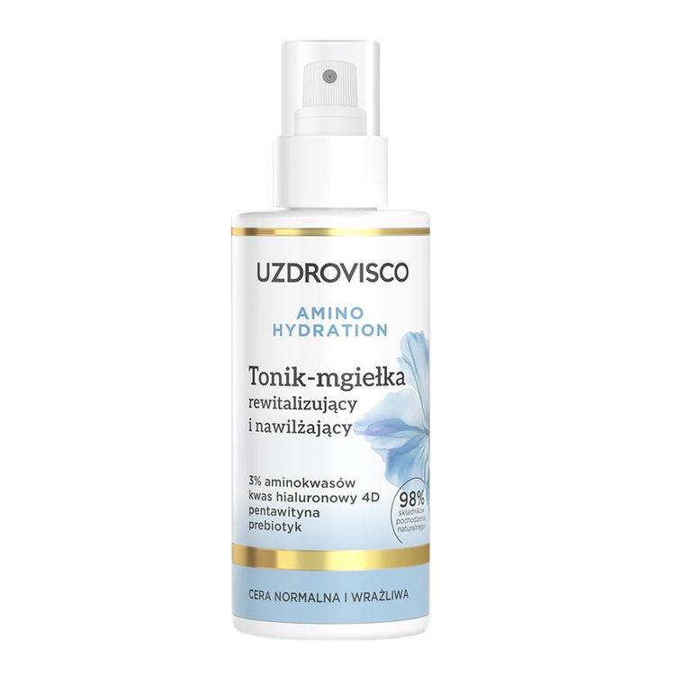 Uzdrovisco, Amino Hydration, tonik-mgiełka rewitalizujący i nawilżający, 150 ml