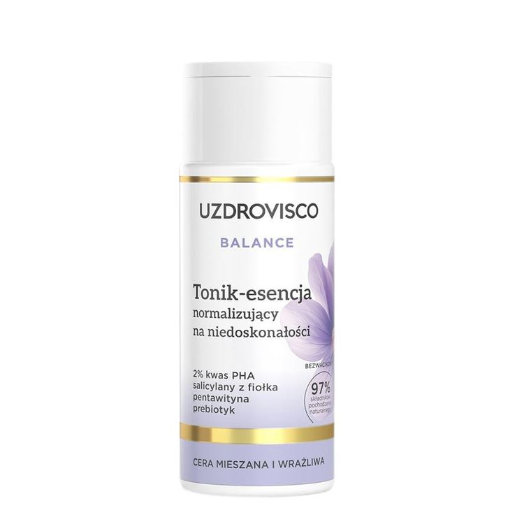 Uzdrovisco, Balance, tonik-esencja normalizujący na niedoskonałości, 150 ml