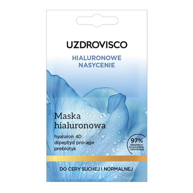 Uzdrovisco, Hialuronowe Nasycenie, maska hialuronowa, 10 ml