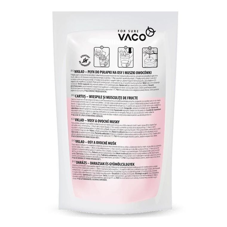 Vaco, Eco, płyn do pułapki na osy, muchy i szerszenie, 200 ml