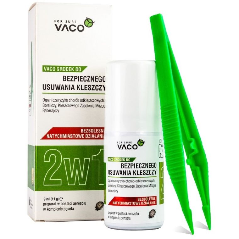 Vaco, środek do bezpiecznego usuwania kleszczy, 9 ml
