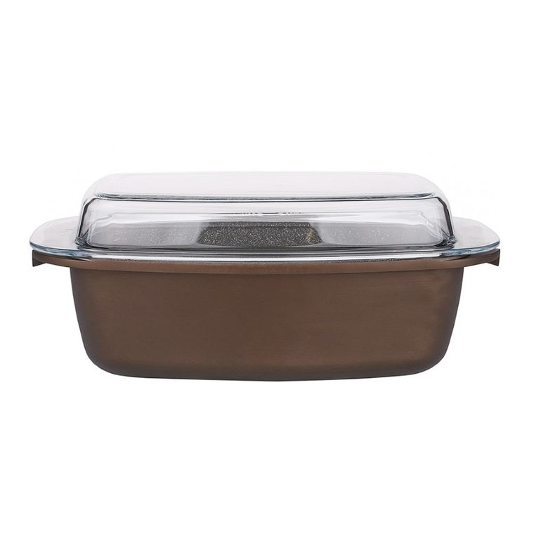 Valdinox, Aurum, brytfanna prostokątna z pokrywą żaro, 5,7 l + 2,4 l, 21-32 cm