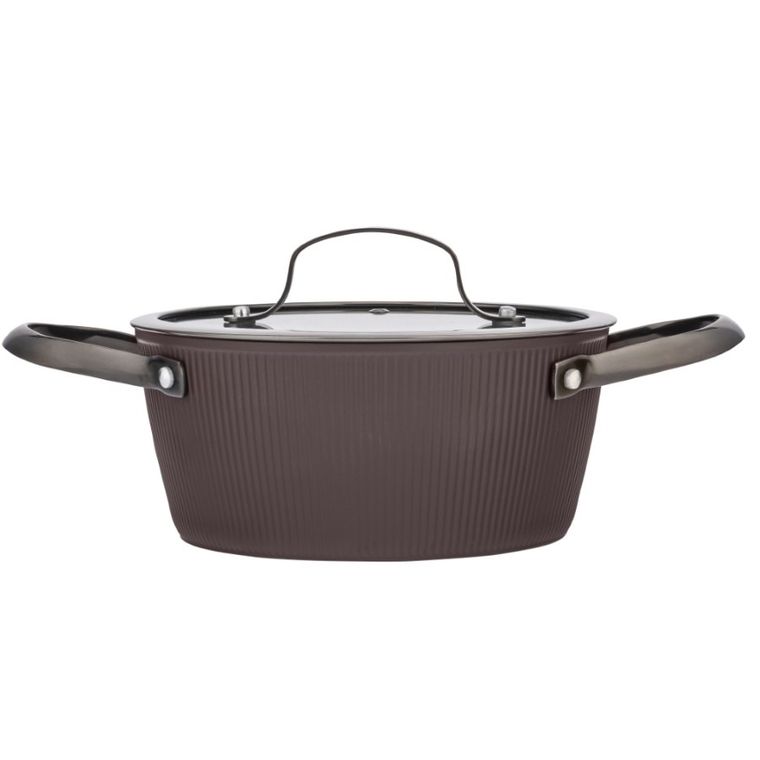 Valdinox, Valdinox, Stripes, garnek z pokrywą szklaną, 20 cm, 2,2l