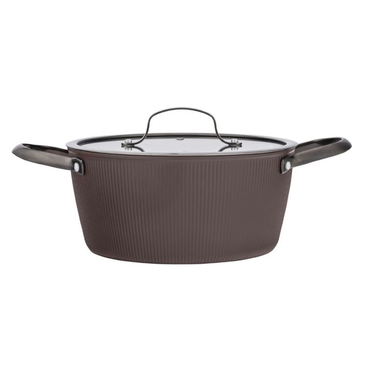 Valdinox, Valdinox, Stripes, garnek z pokrywą szklaną, 24 cm, 4l