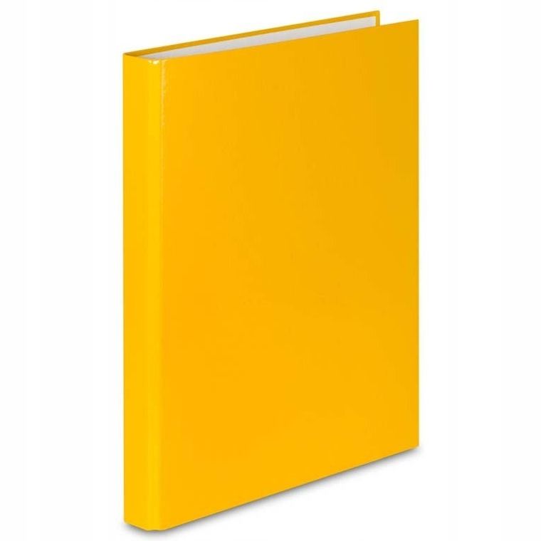 Vau-Pe, segregator A4, 2 cm, 4 ringi, żółty