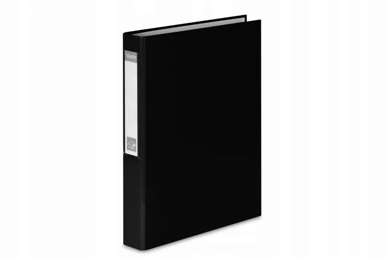 Vau-Pe, segregator A4, 4 cm, 2 ringi, czarny