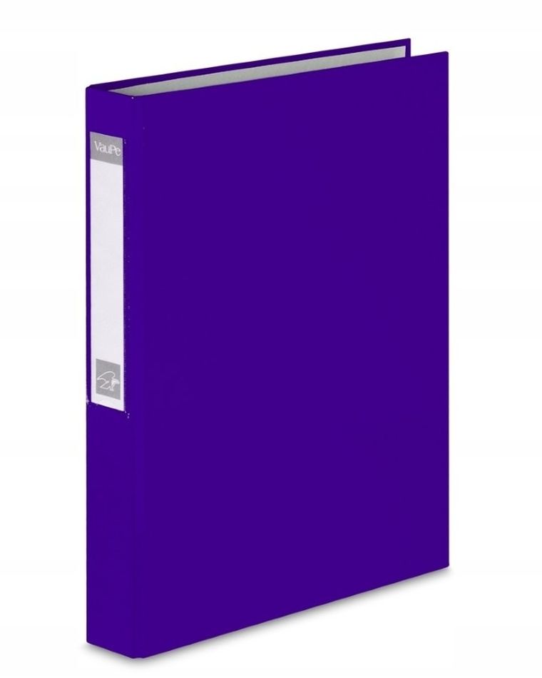 Vau-Pe, segregator A4, 4 cm, 4 ringi, filoetowy