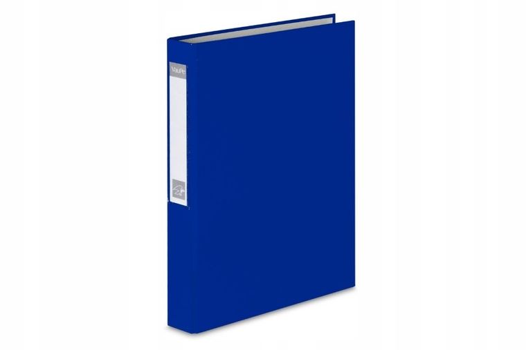 Vau-Pe, segregator A4, 4 cm, 4 ringi, niebieski