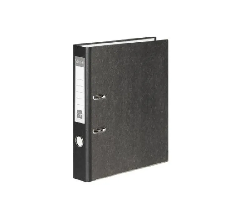 Vau-Pe, segregator A4, 5 cm, marmur czarny