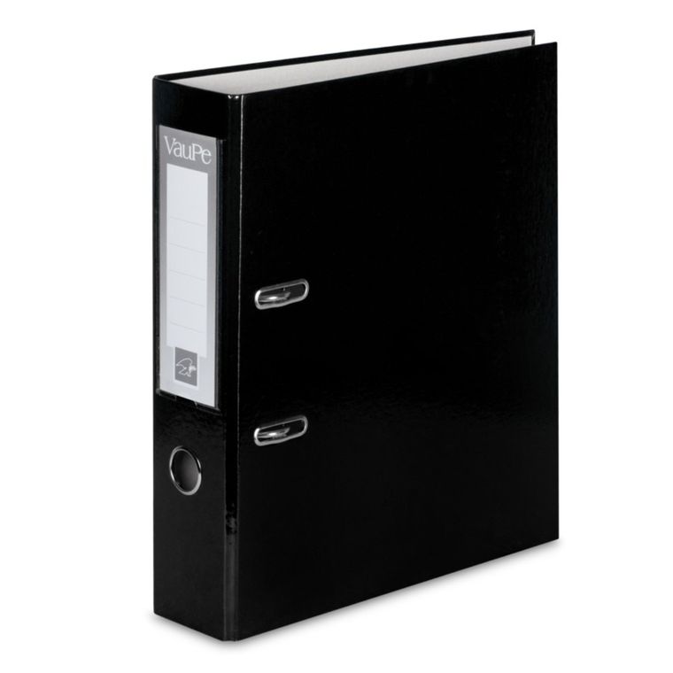 Vau-Pe, segregator A4, 5 cm, okuty, czarny