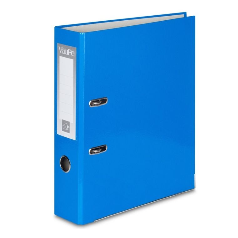 Vau-Pe, segregator A4, 5 cm, okuty, jasny niebieski