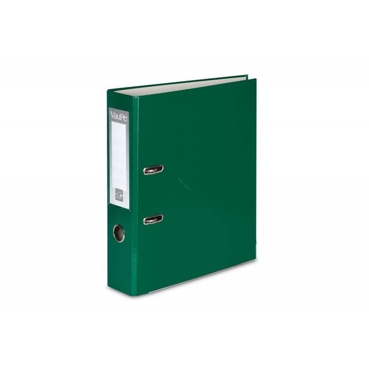 Vau-Pe, segregator A4, 5 cm, okuty, zielony