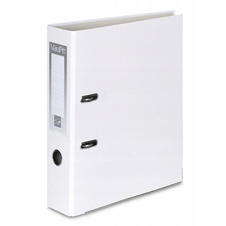 Vau-Pe, segregator A4, 7 cm, okuty, biały