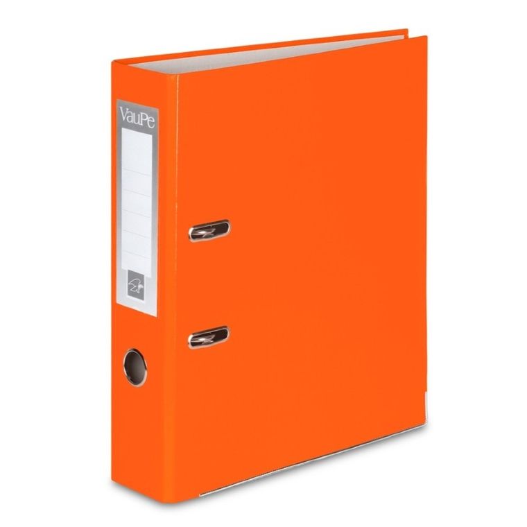 Vau-Pe, segregator A4, 7 cm, okuty, pomarańczowy