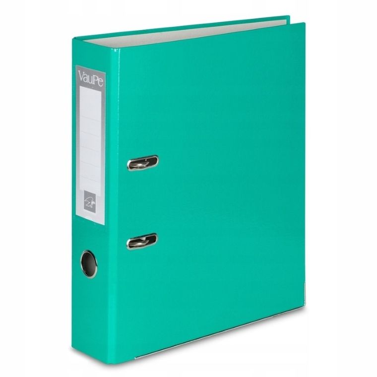 Vau-Pe, segregator A4, 7 cm, okuty, turkusowy