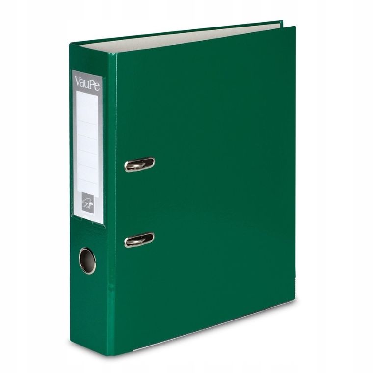 Vau-Pe, segregator A4, 7 cm, okuty, zielony