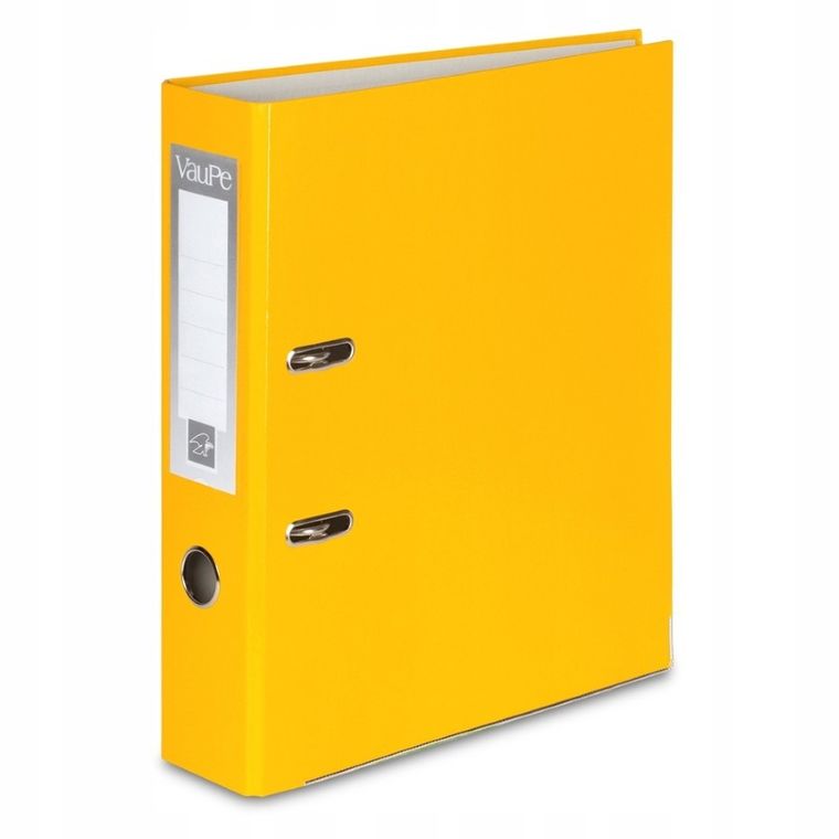 Vau-Pe, segregator A4, 7 cm, okuty, żółty