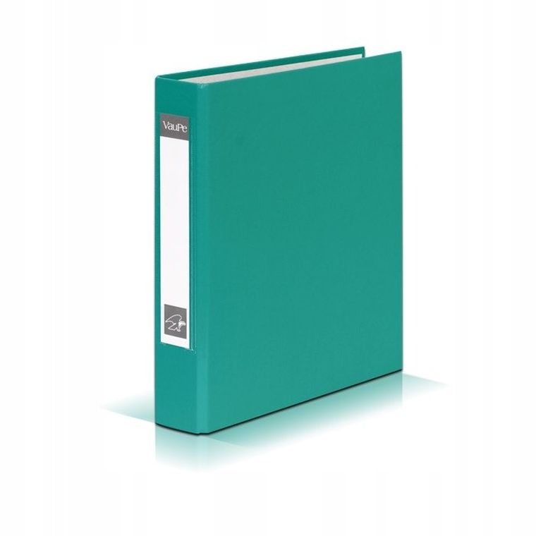 Vau-Pe, segregator A5, 4 cm, 2 ringi, turkusowy