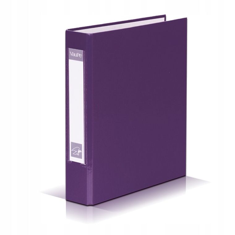 Vau-Pe, segregator A5, 40 mm, 2 ringi, fioletowy
