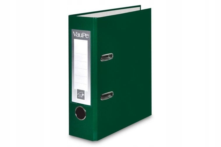 Vau-Pe, segregator A5, 7 cm, zielony