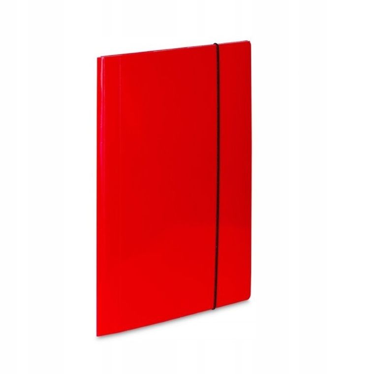 Vau-Pe, teczka z gumką A4, czerwony, 1 szt.