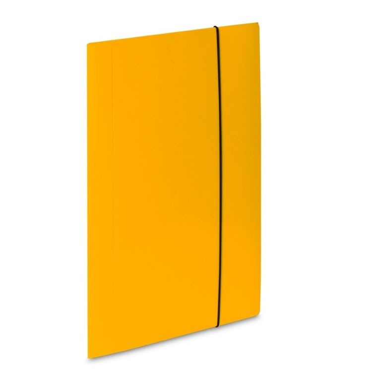 Vau-Pe, teczka z gumką A4, żółta, 1 szt.