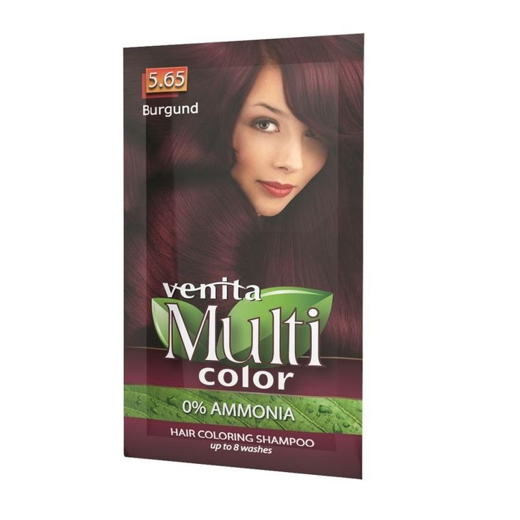 Venita, MultiColor, szampon koloryzujący 5.65 Burgund, 40 g