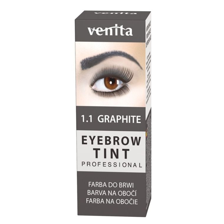 Venita, Professional Eyebrow Tint, farba do brwi w proszku, Graphite