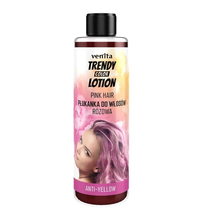Venita, Trendy Color Lotion płukanka do włosów, różowa, 200 ml