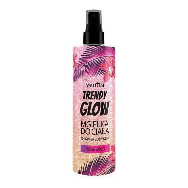 Venita, trendy glow, mgiełka rozświetlająca do ciała, rose gold, 200 ml