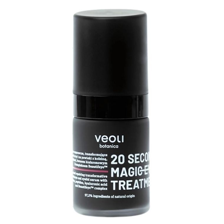 Veoli Botanica, 20 Seconds Magic Eye Treatment, liftingująco-naprawcze transformujące serum pod oczy i na powieki, 15 ml