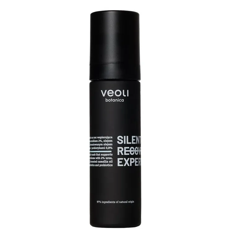 Veoli Botanica, Silent Recovery Expert, wyciszająca maska na noc wspierająca mikrobiom, 50 ml